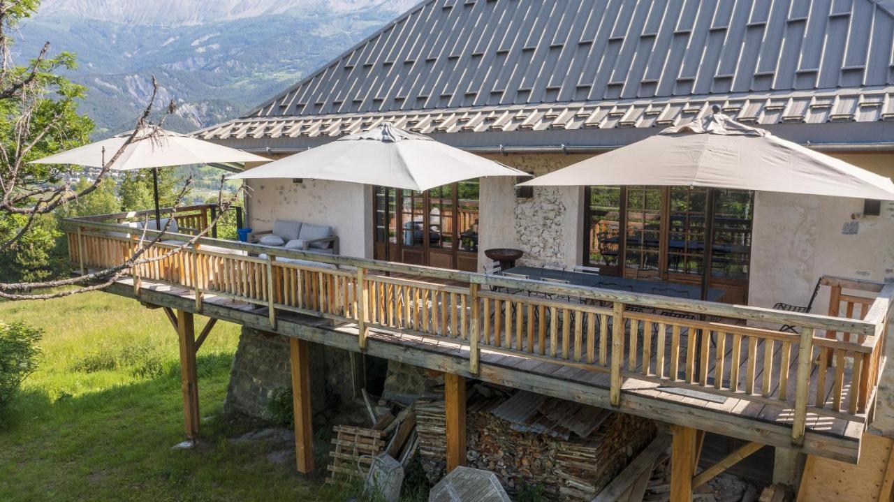 Superbe Ferme Renovee En Chalet De Luxe En Pleine Nature Barcelonnette Eksteriør billede